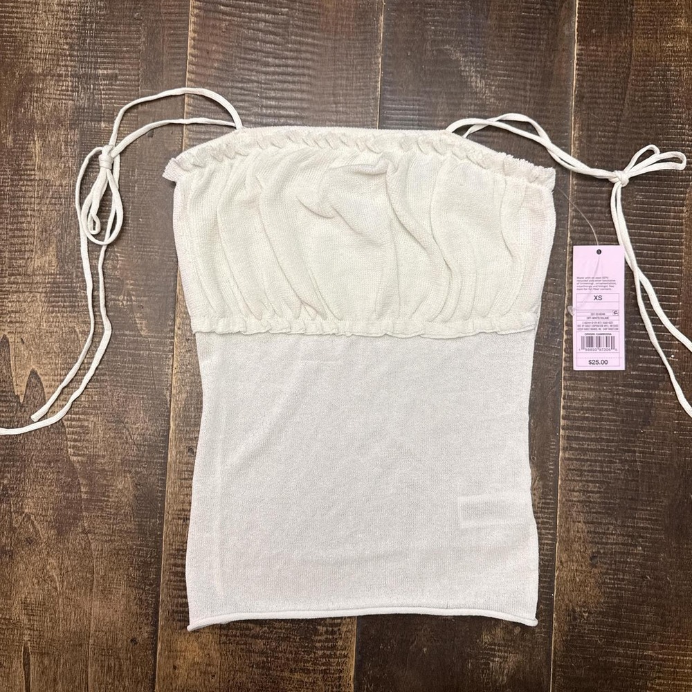 Wild Fable Women's Squareneck Tie-Tank Pullover Sweater Cami